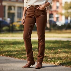 **NWT*** Well Worn Women's Straight Leg Jeans in Chocolate Brown